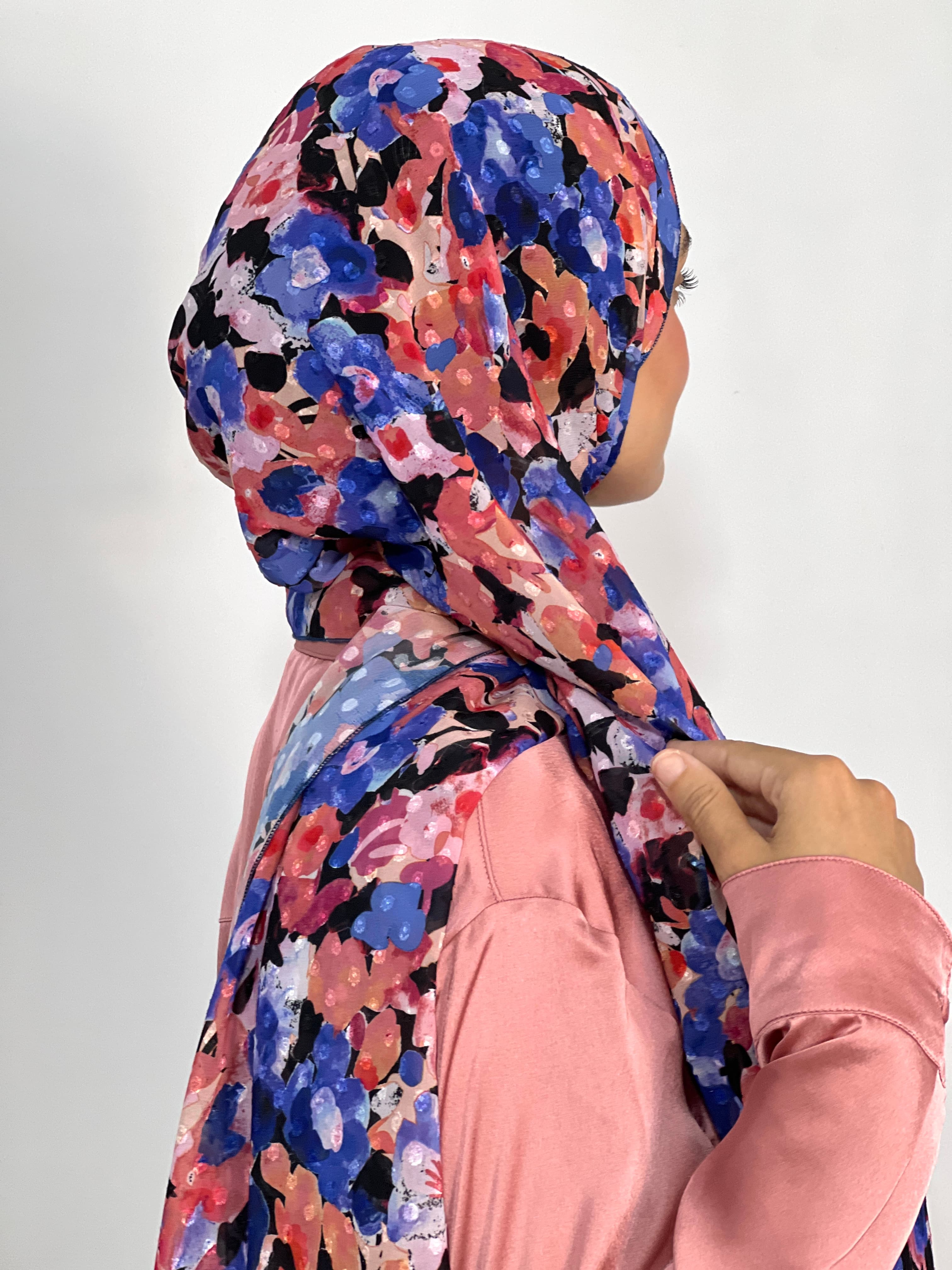 Allurina scarf - "Petal Splash"