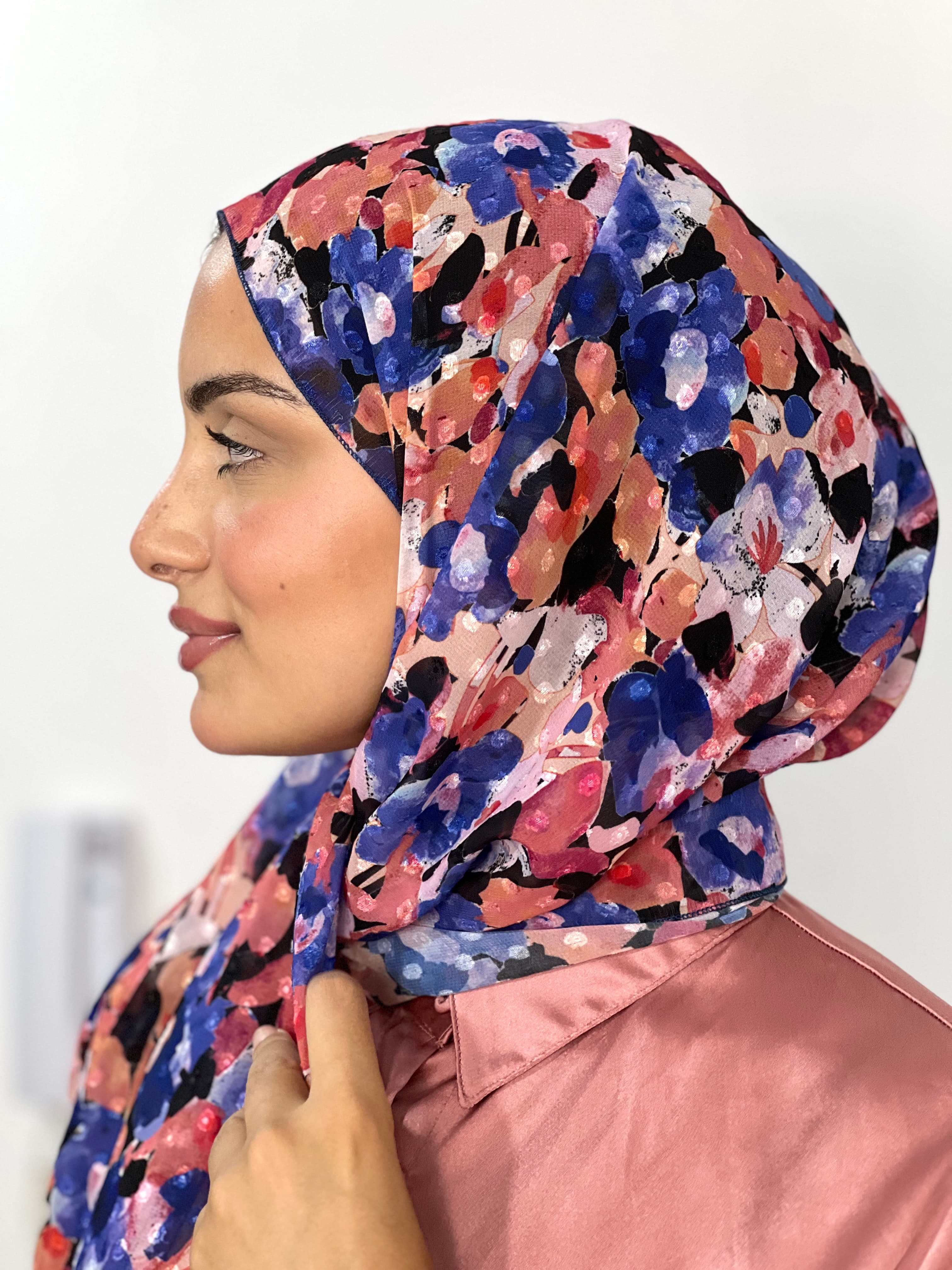 Allurina scarf - "Petal Splash"